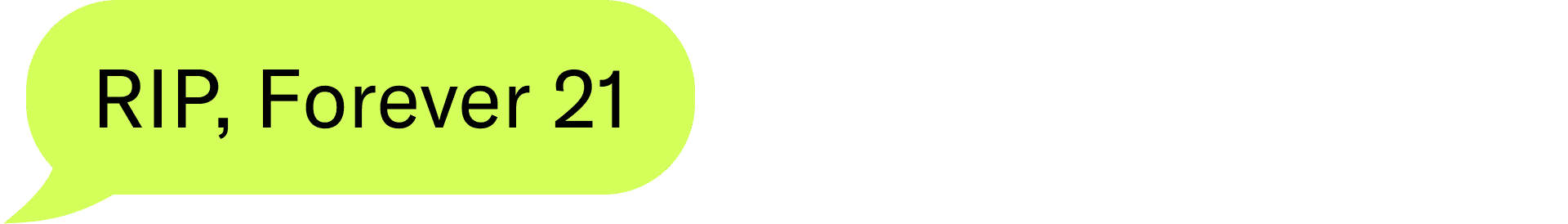 RIP, Forever 21