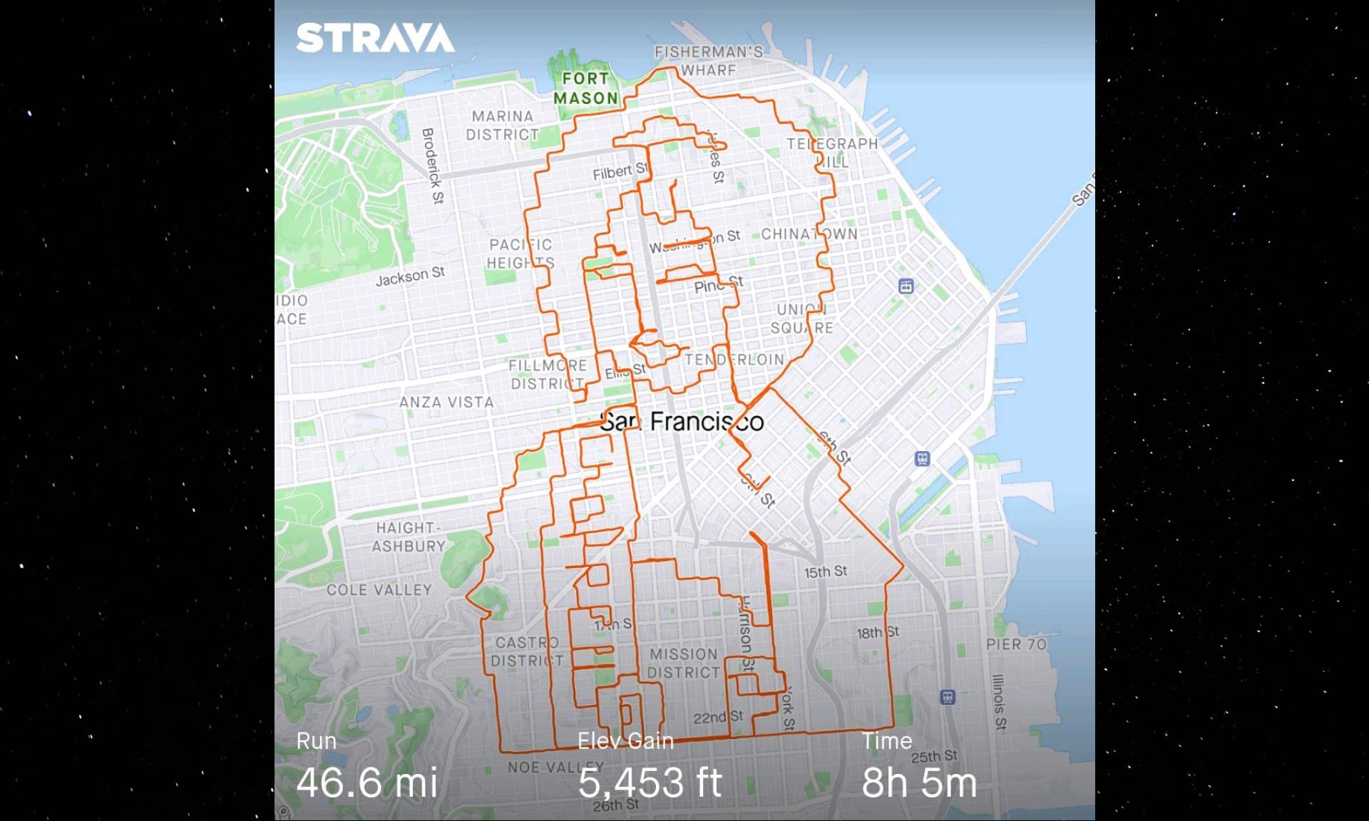 Strava map