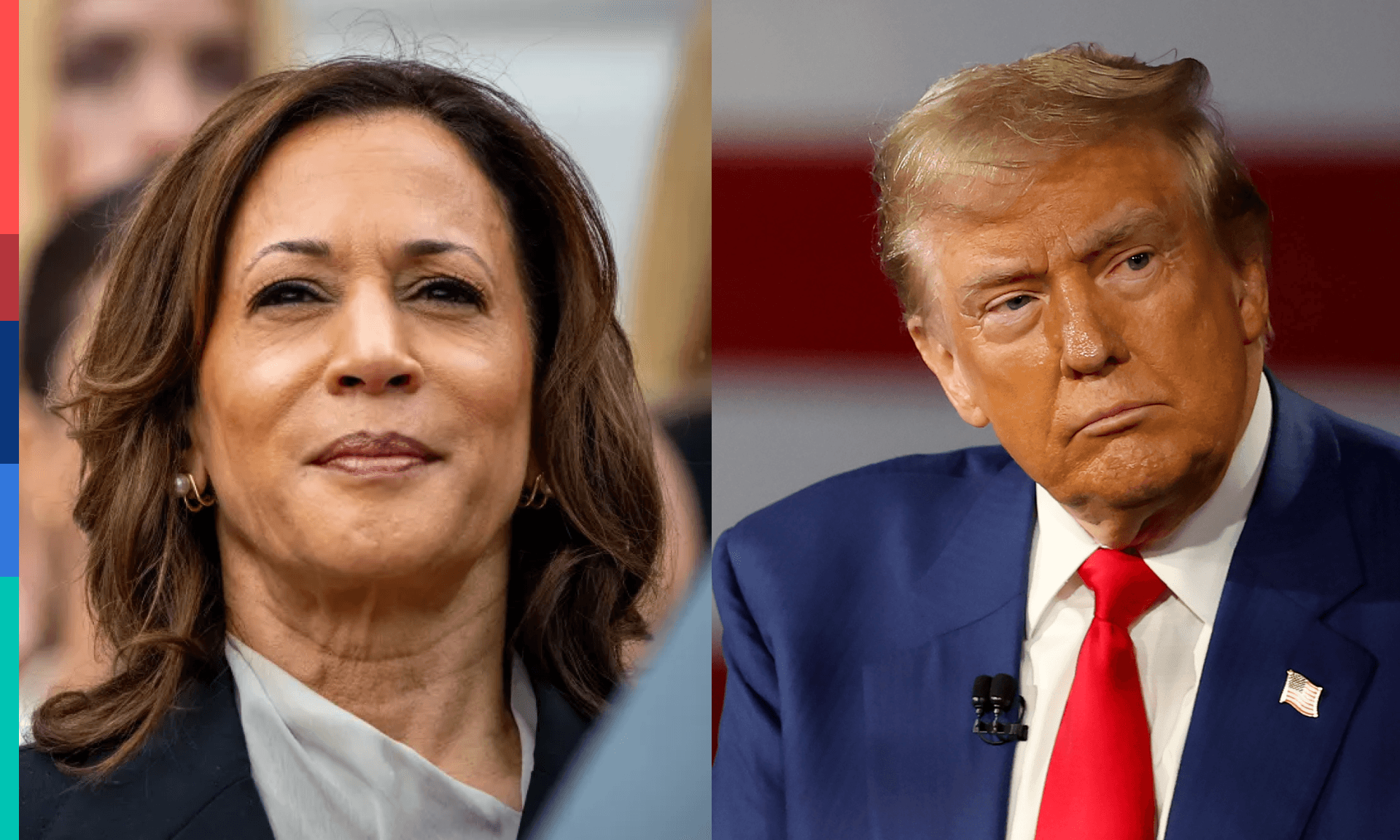 Harris and Trump