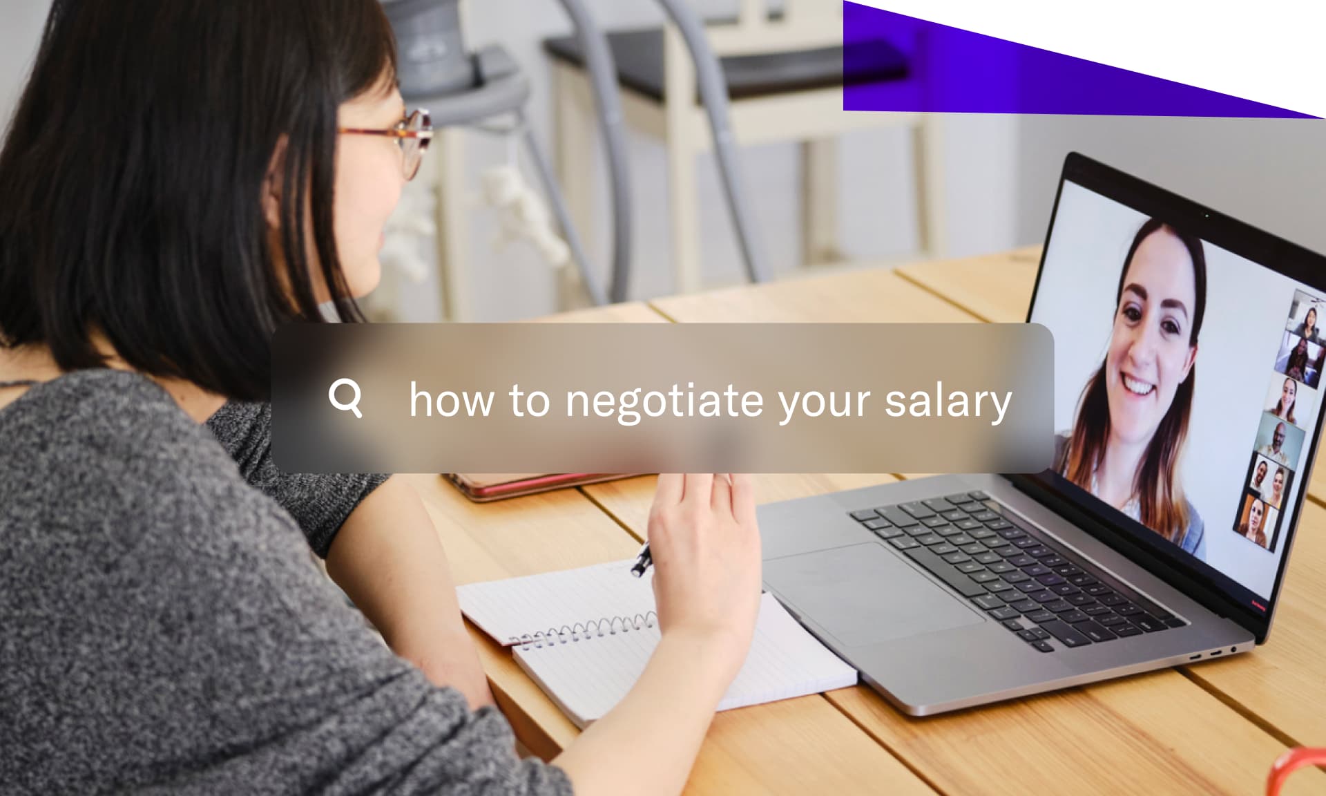 woman on FT interview