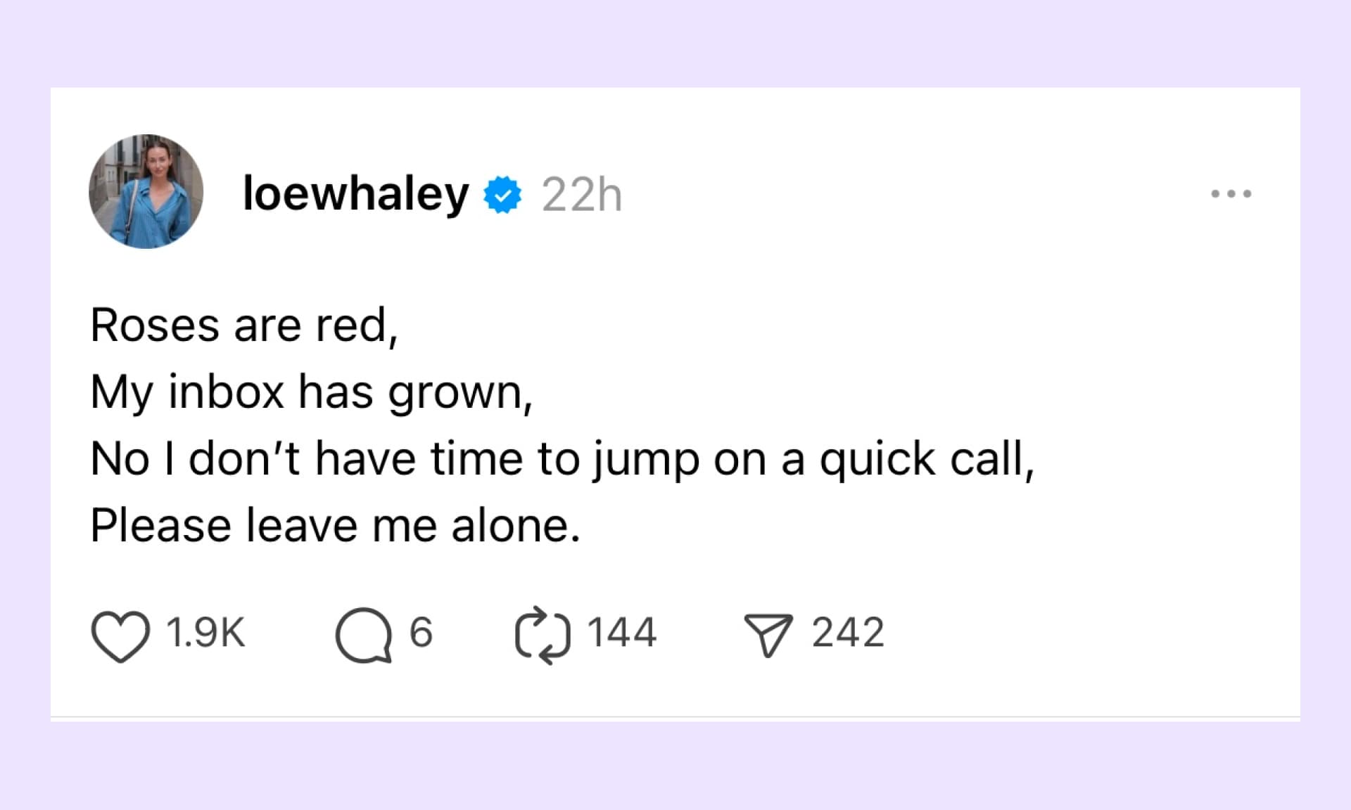 I'm expensive every day