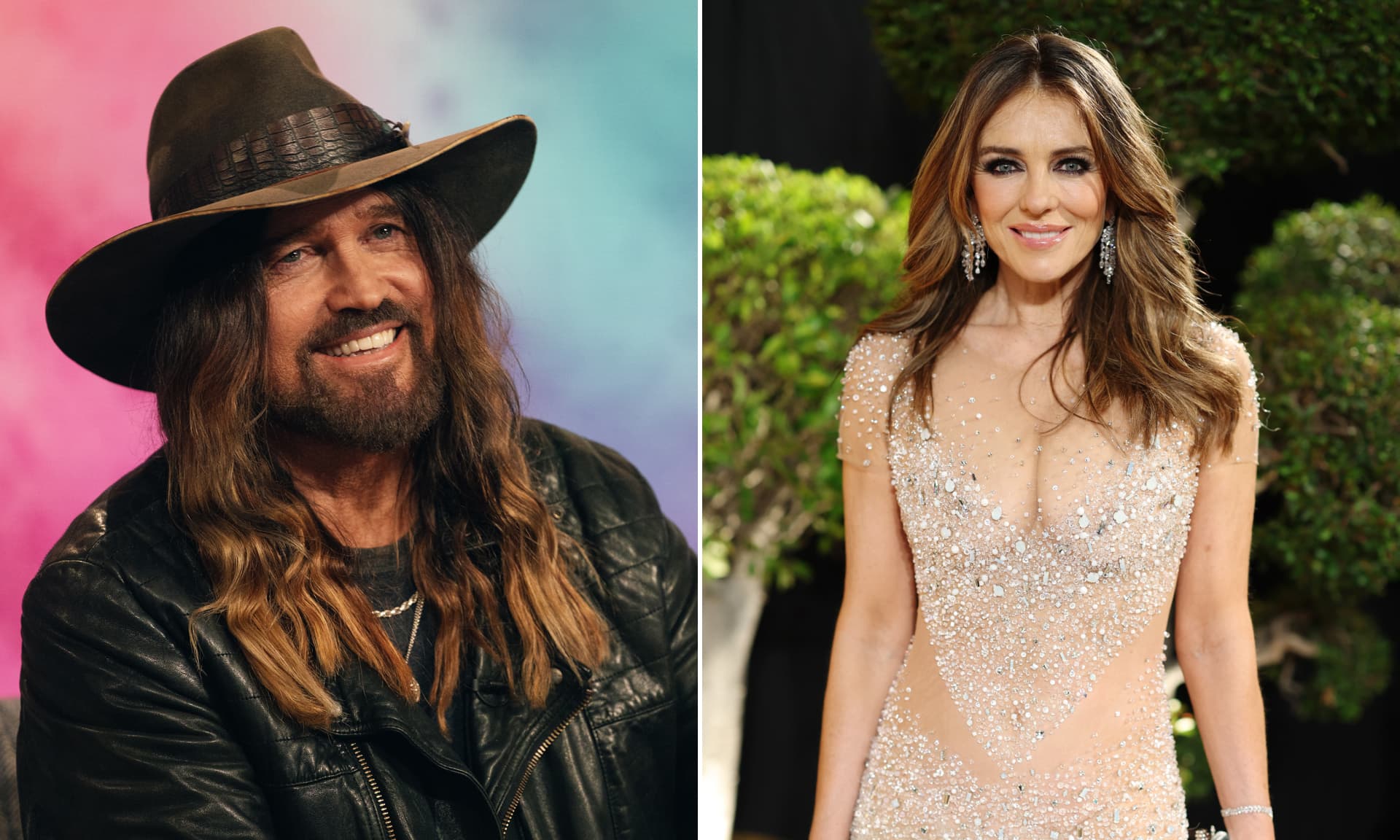 Billy Ray Cyrus and Elizabeth Hurley