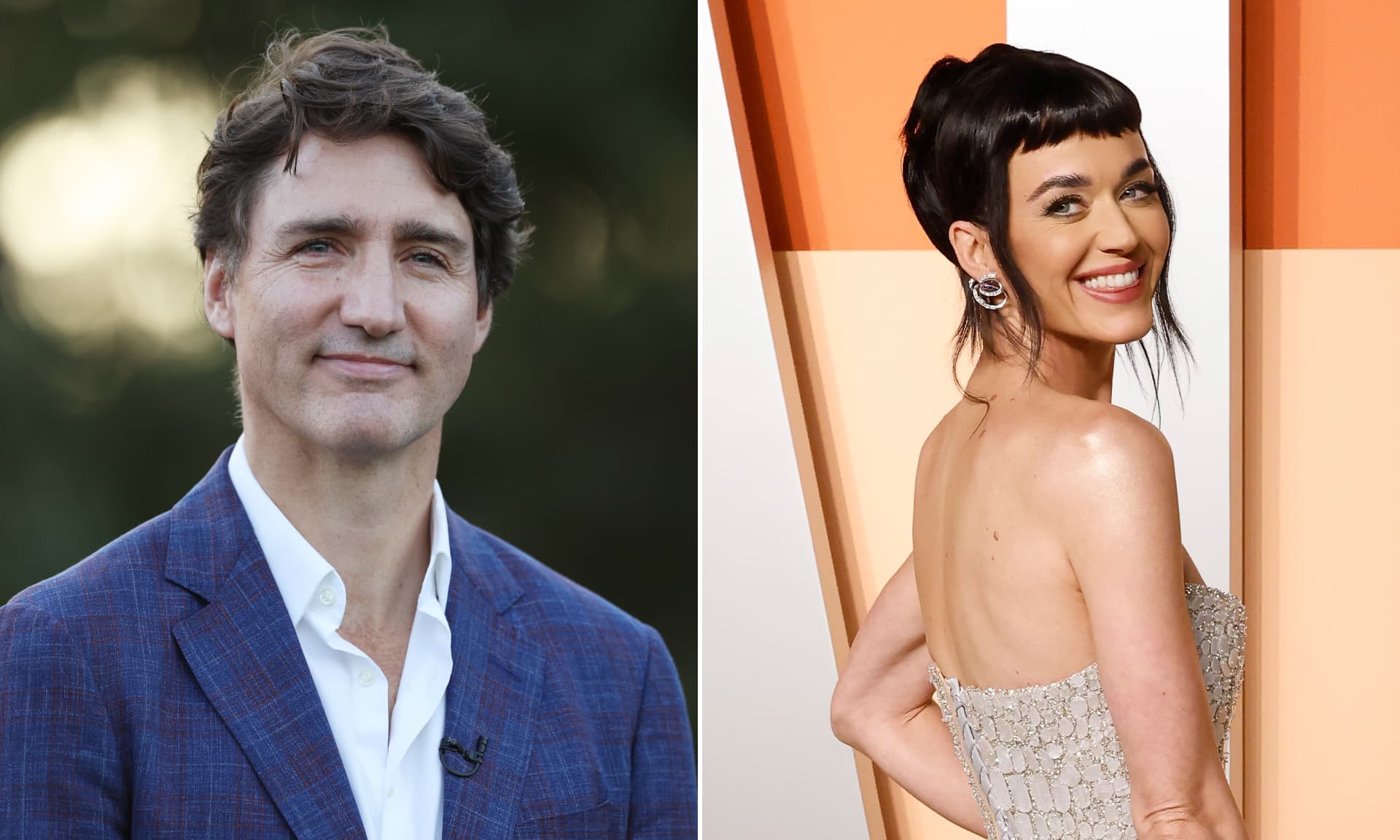 Justin Trudeau and Katy Perry