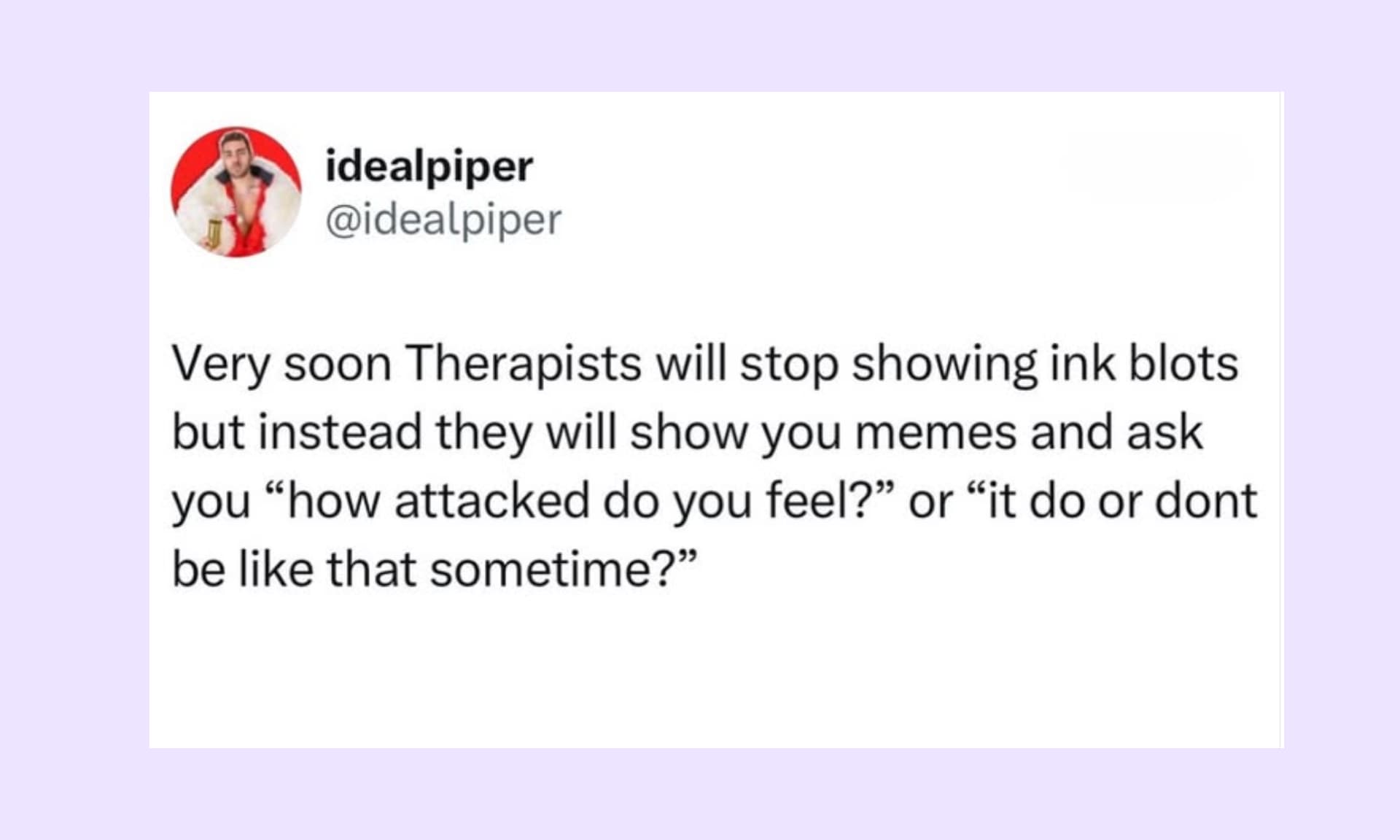 why have ink blots when you can have memes?